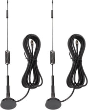 2 Pezzi Antenna 4G LTE TS9 8dBi Alta Gittata Omniidirezionale - Installazione Facile per Hotspot E8372 E589 E5787