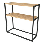 Consolle Hemsedal con superficie di appoggio 90 x 90 x 33,5 cm effetto rovere 03_0008569