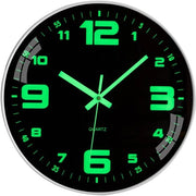 Orologio da Parete con Numeri Grandi Orologio Silenzioso senza Suono Ticking Orologio con Batterie Orologio da Muro per Cucina Camera da Letto Salotto Ufficio 12 pollici