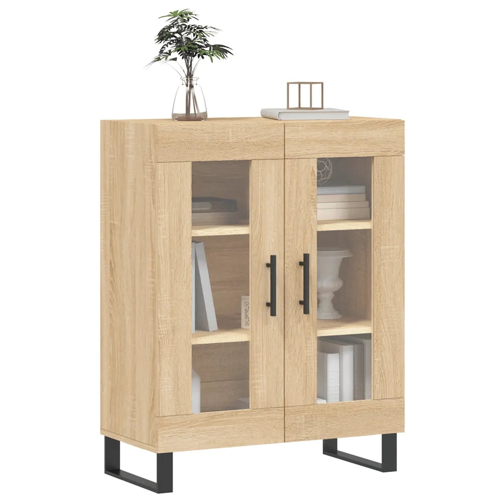 Credenza-Buffet-Armadio da cucina Rovere Sonoma 69,5x34x90 cm in Legno Multistrato 298260