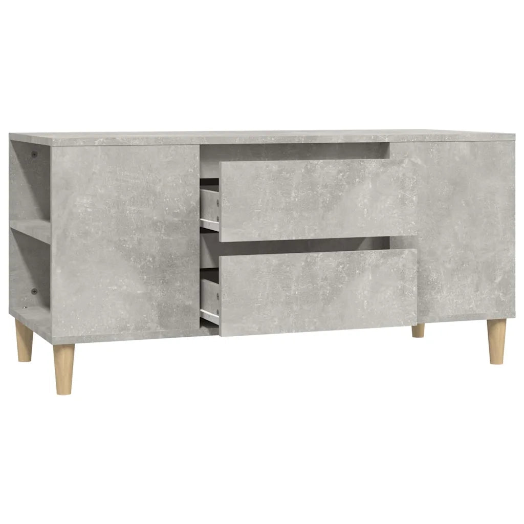 Mobile per TV Grigio Cemento 102x44,5x50 cm Legno Multistrato cod mxl 26866