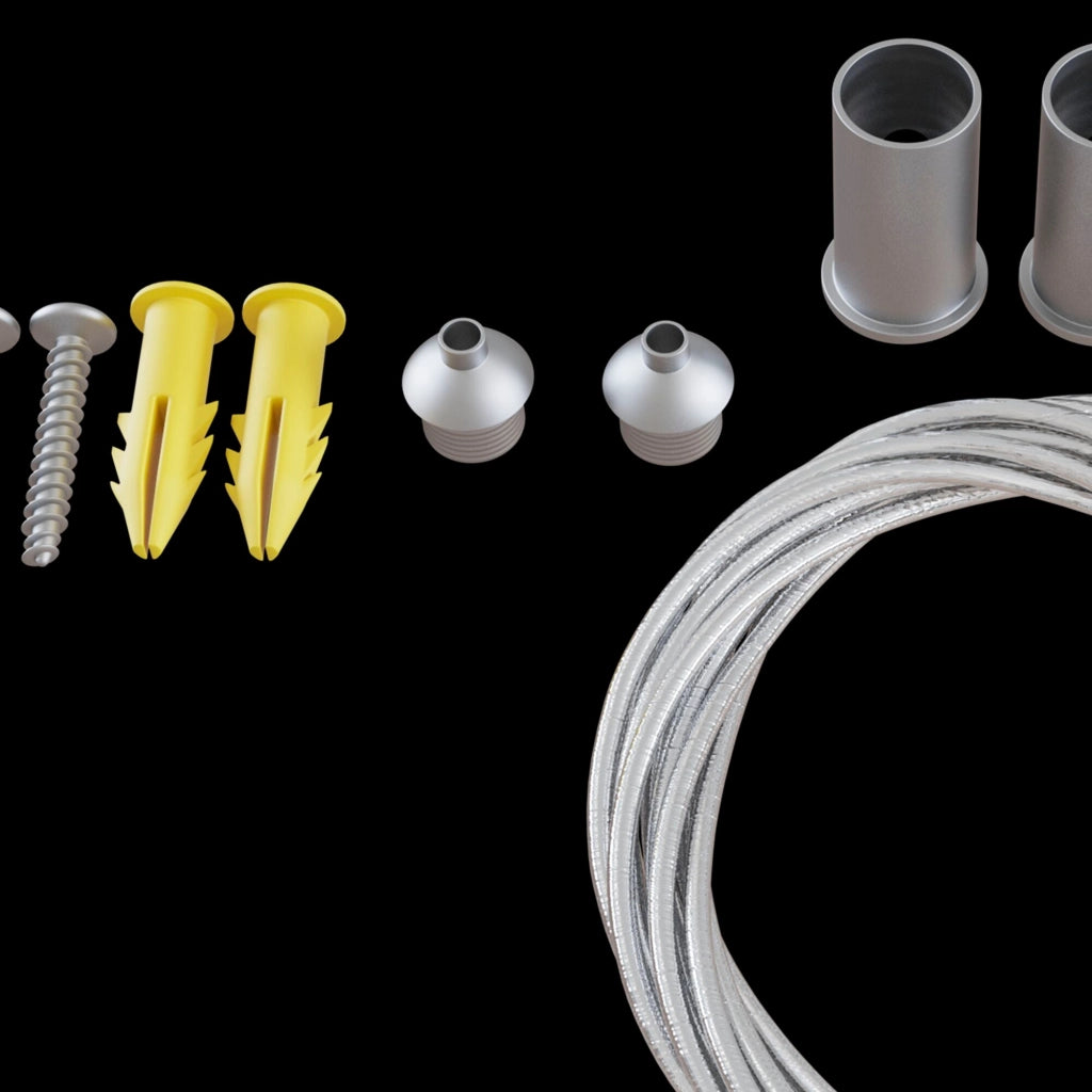Cavo di Sospensione 2m Ø2mm per Sistema Illuminazione a Binario