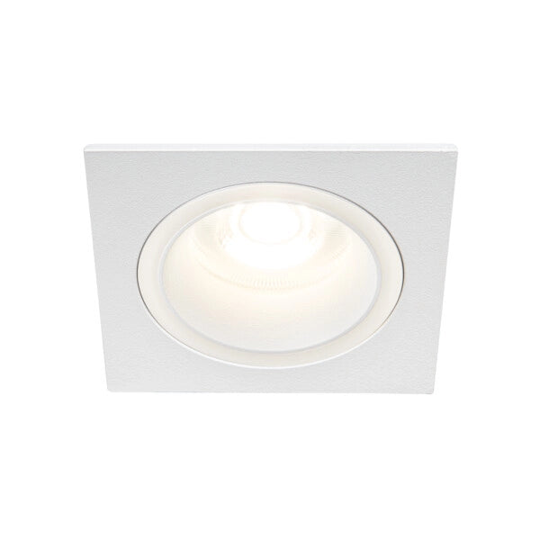 Faretto incasso soffitto quadrato bianco Kanlux Feline GU10