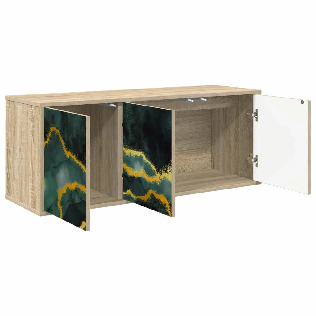 Mobile TV da Parete WIJHE 102 x 33 x 40 cm Rovere Sonoma 8007159