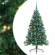 Albero di Natale | Decorazioni natalizie artificiale con luci integrate Verde 150 cm