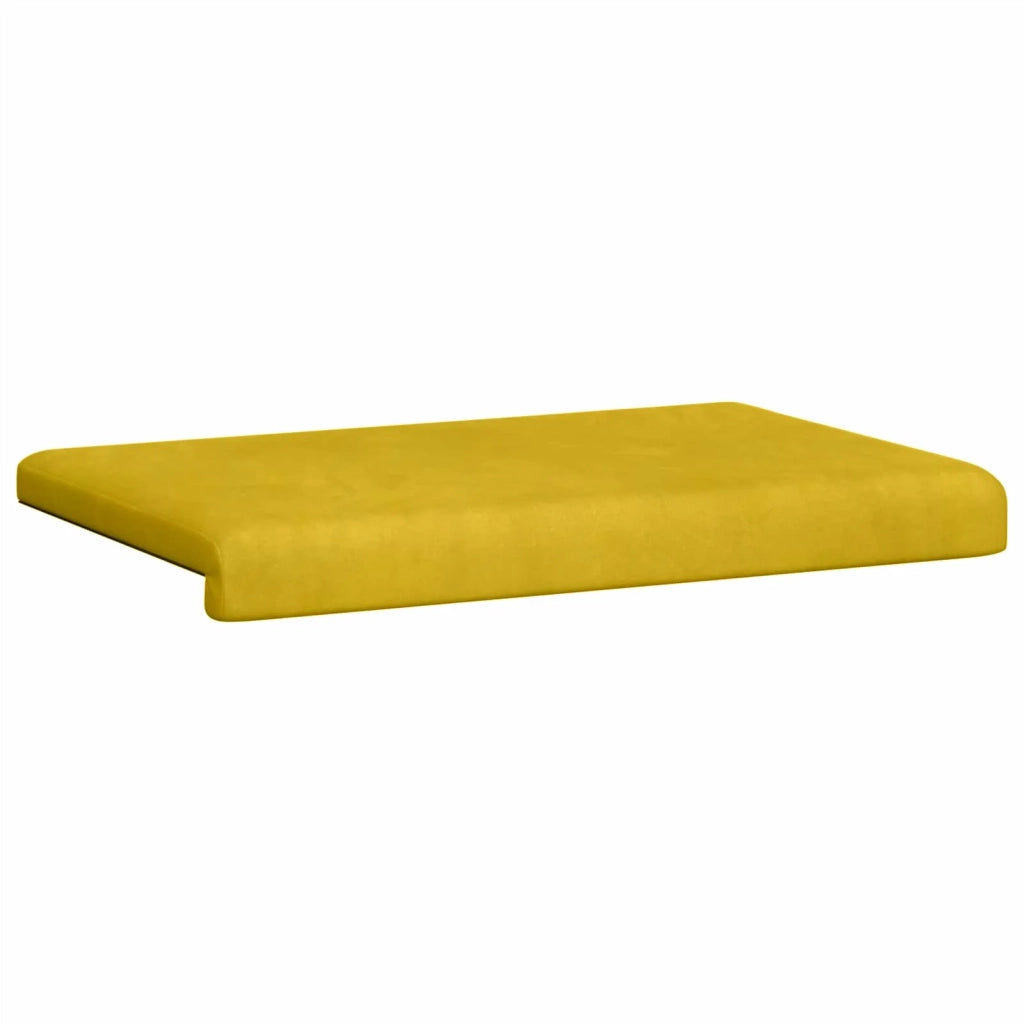 Cuscino per panchina Velluto (V) Giallo Profondità 35 cm 42043182