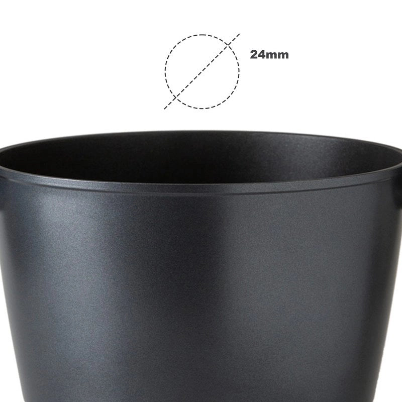 Pentola Alta Induzione Antiaderente Cuocipasta Diametro 24cm Spessore 4mm Senza Coperchio