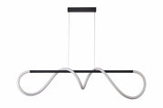 Lampada a sospensione Reality Savanah nera LED 28W 113cm