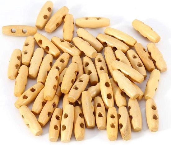 Ganci a Toggle 20mm 30mm per Legno con 2 Fori - 50 pezzo/partita