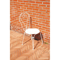 Set di 2 Sedie Sirmione MOIA impilabili in ferro avorio