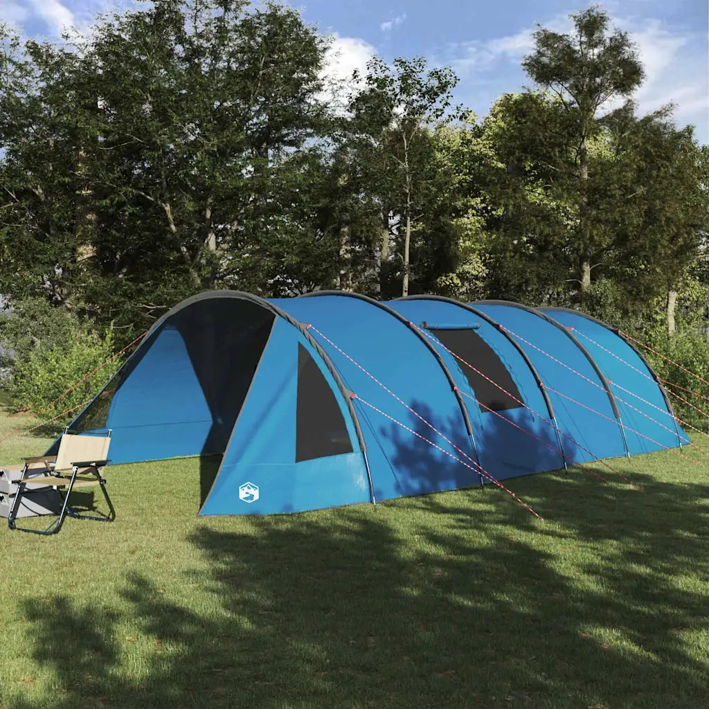 Tenda Tunnel per 6 Persone 6 persona Blu e Grigio 42004045
