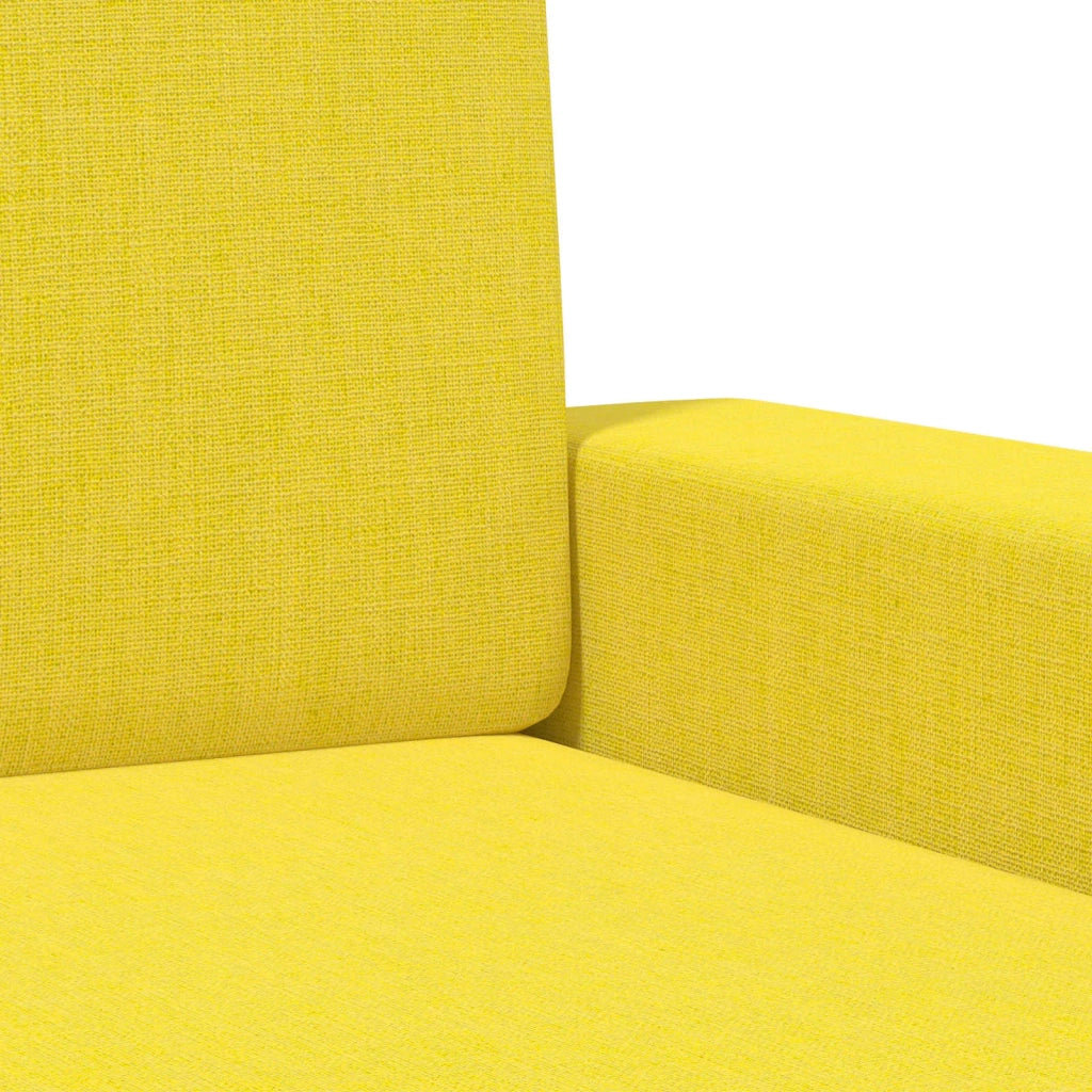 Poltrona Giallo Chiaro Tessuto 42043463