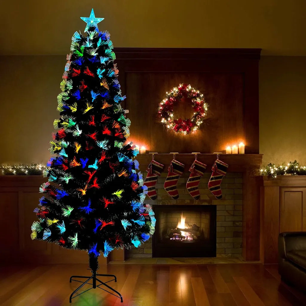 Albero di Natale artificiale con 300 LED Verde 240 cm PVC