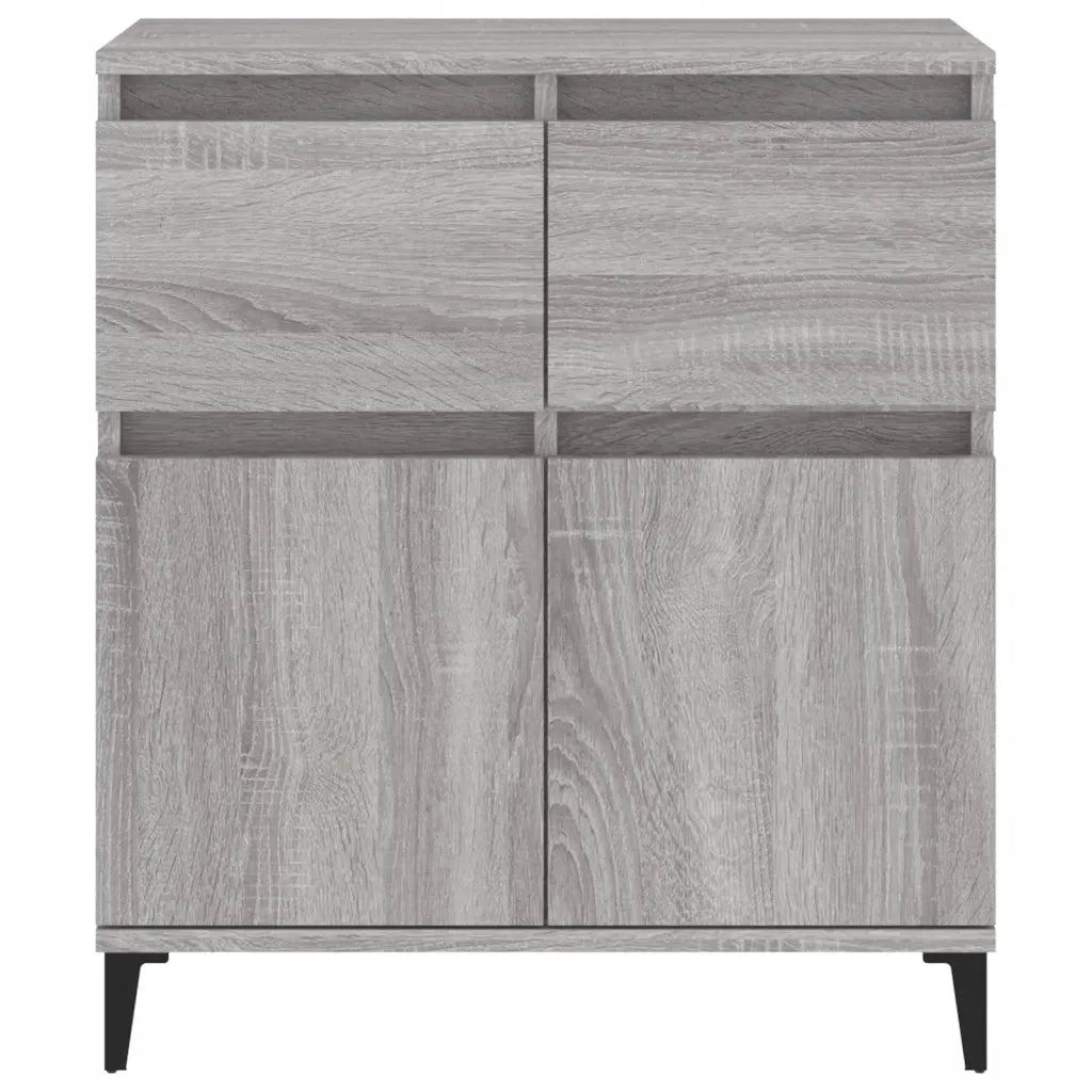Credenza-Buffet-Armadio da cucina Grigio Sonoma 60x35x70 cm in Legno Multistrato 861964