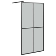 Cabina Doccia 100x195 cm Vetro Temperato Scuro CFW4888475