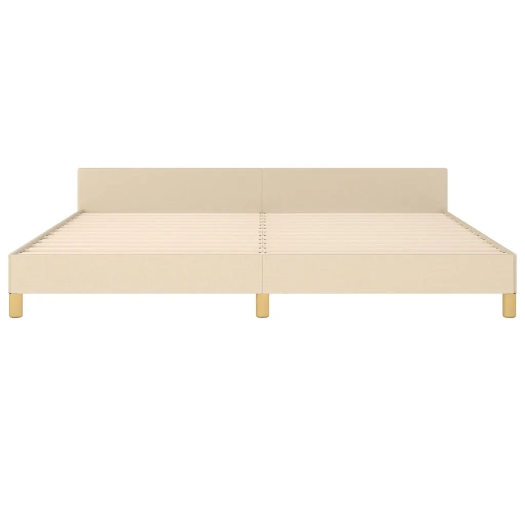 Giroletto senza Materasso Crema 200x200 cm in Tessuto 3124924