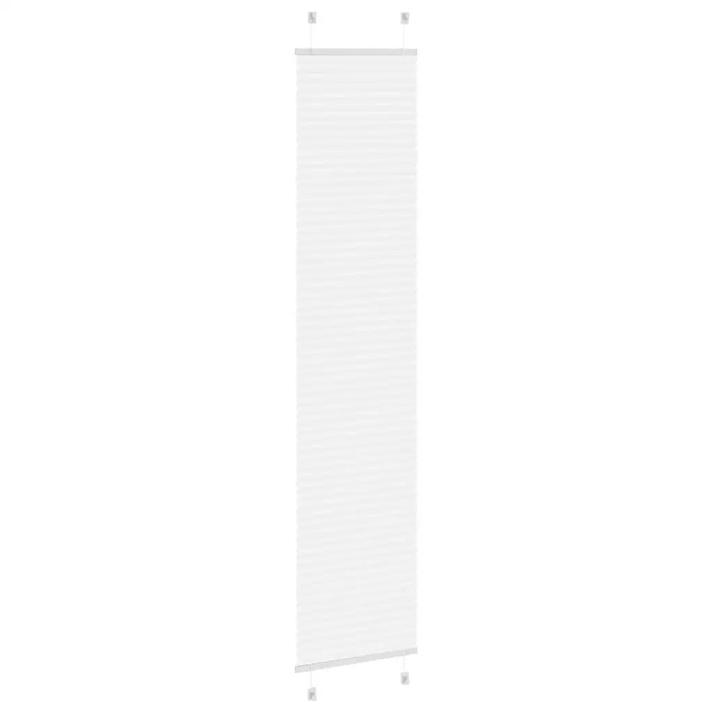 Tenda Plissettata Bianca 45x200 cm Larghezza Tessuto 44,4 cm 4015506