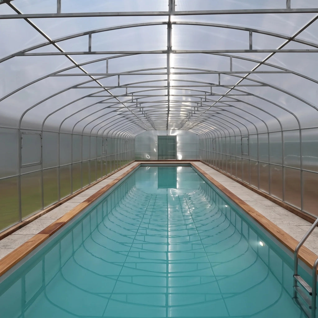 Copertura per Piscina Garten Dream TRITON 5.5x4 m con Policarbonato 4 mm