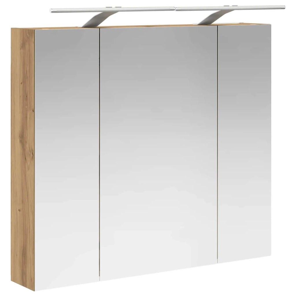 Mobiletto per specchio da bagno con porta Rovere Artigianale 889118