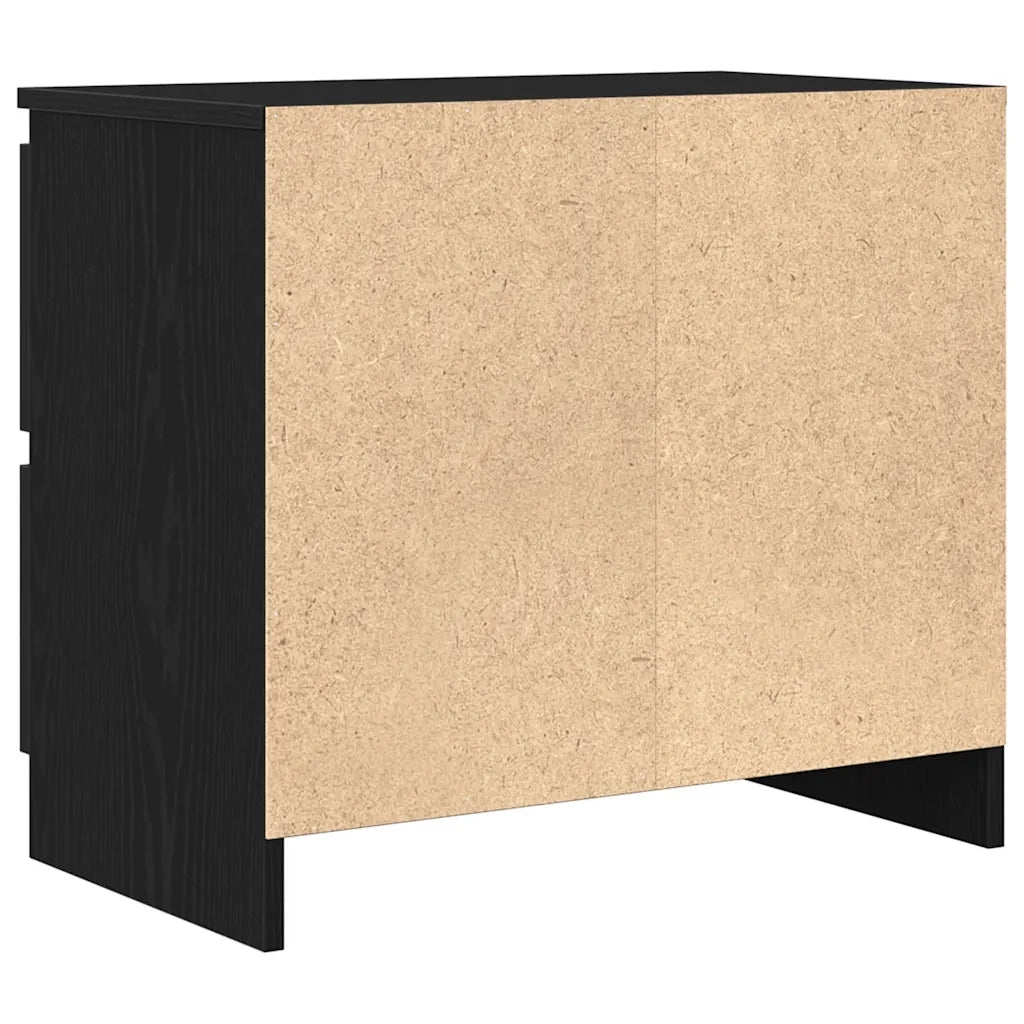 Mobile Porta TV Nero 60x35x54 cm in Legno Multistrato