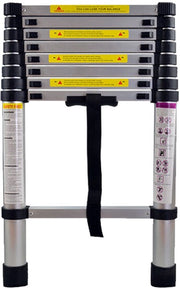 Scaldaia Telescopica - Scaldaia Vouwladder - Altezza di Lavoro - Alluminio - Adatto per Uso Privato e Professionale - Scaldaia Vouwladder - Massimo Carico 150 kg