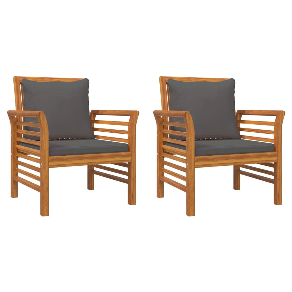 Set di mobili da giardino mobili da esterno 3 pezzi con cuscini legno massello di acacia 02_0015959