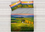 Lenzuola Copriletto Letto Sogni D'oro 100% Cotone Disegno Tuscany 65 - Piazza E Mezza - Tuscany 65