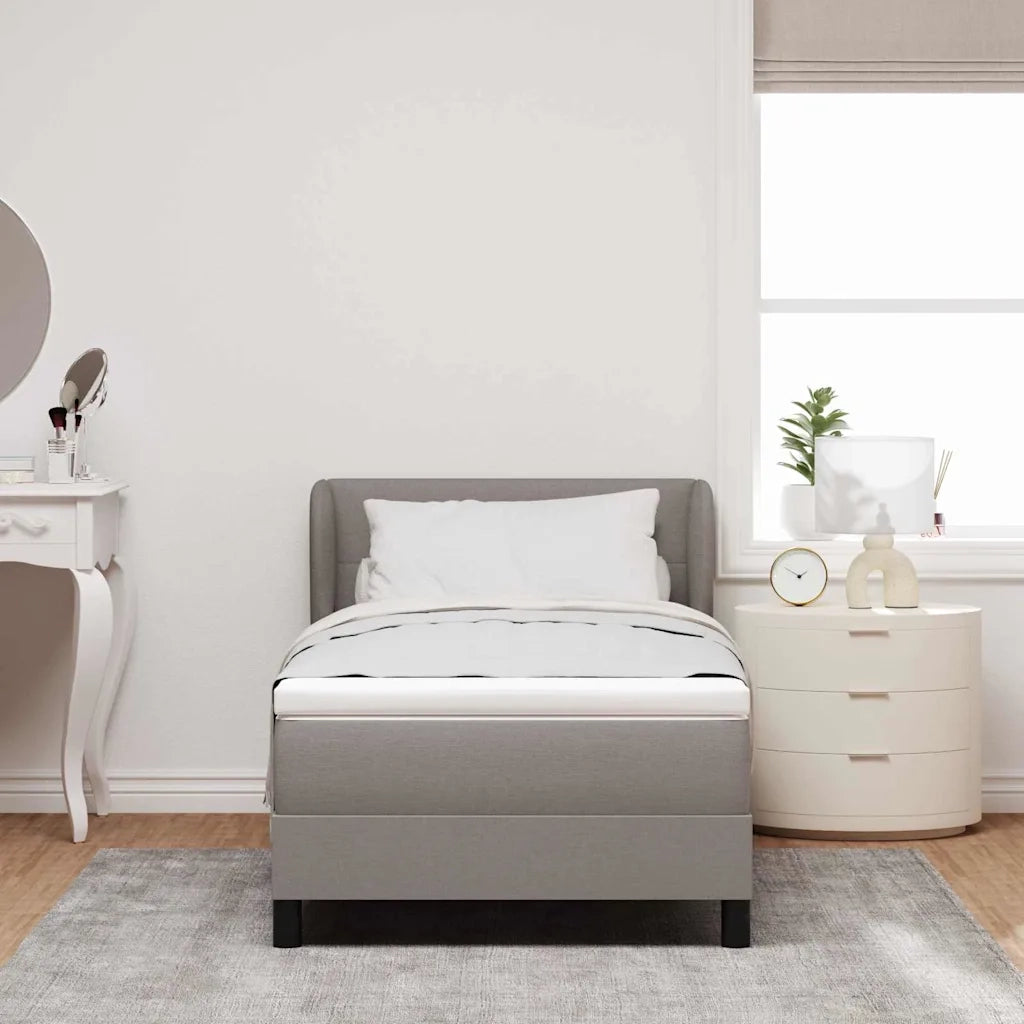 Letto a molle con materasso Talpa 90 x 190 cm Tessuto 3340000