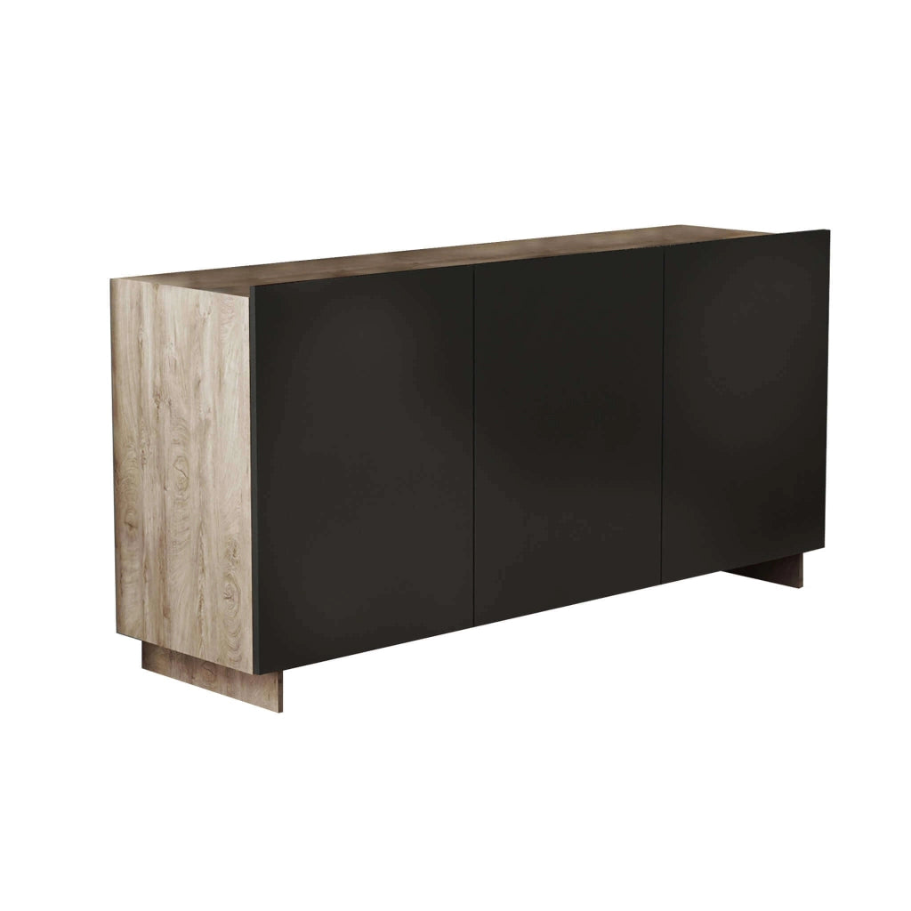 Madia Moderna 3 ante in Legno Composito cm 150x40x76 - ABEL