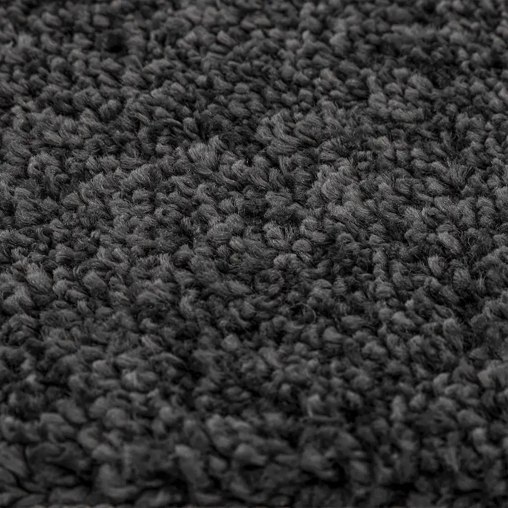 Tappeto del soggiorno | Tappeto Shaggy Antiscivolo Grigio scuro 200 x 200 cm PP