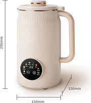 Macchina per la preparazione di latte di soia - Latte di avena - 220V - 1,2L - Timer - Schermo LCD - Frullatore - Crea latte di soia - Biologico - Avena