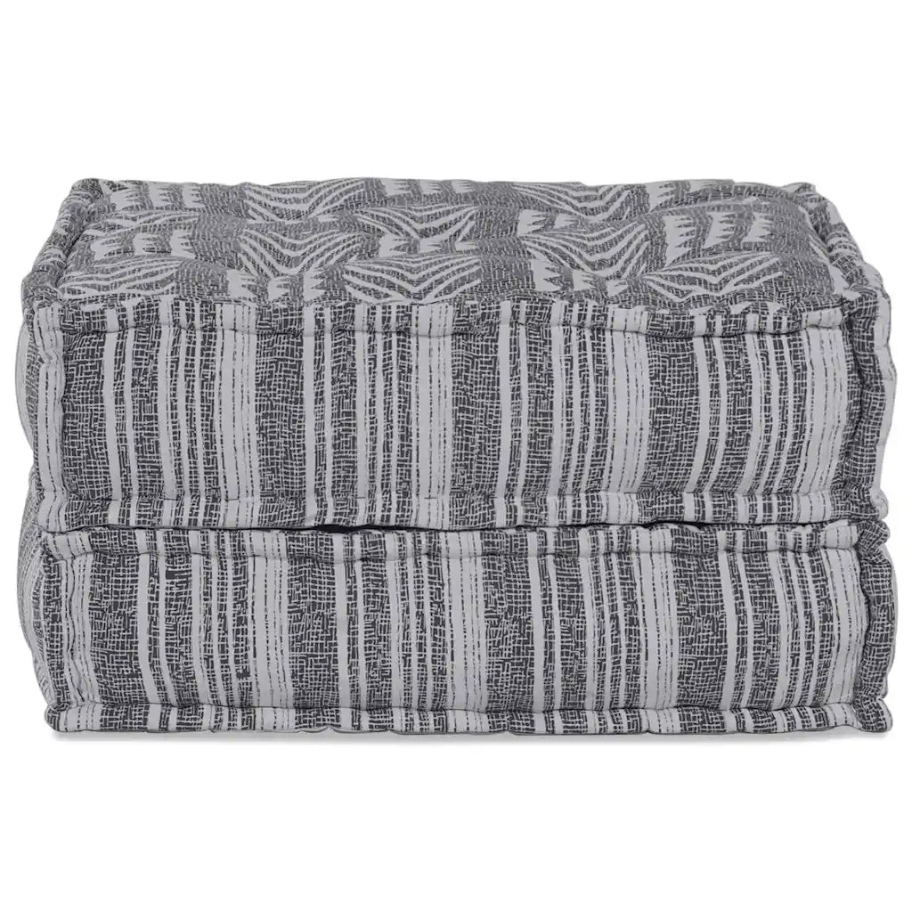 vidaXL Cuscino Grigio 70 x 70 x 36 cm Poliestere