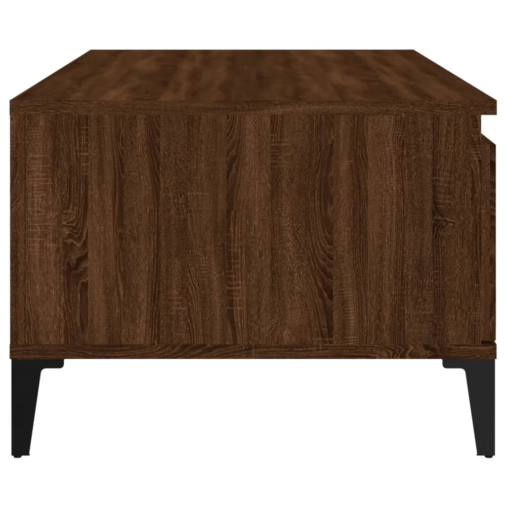 Tavolino da Salotto Rovere Marrone 90x50x36,5 cm in Multistrato 821123
