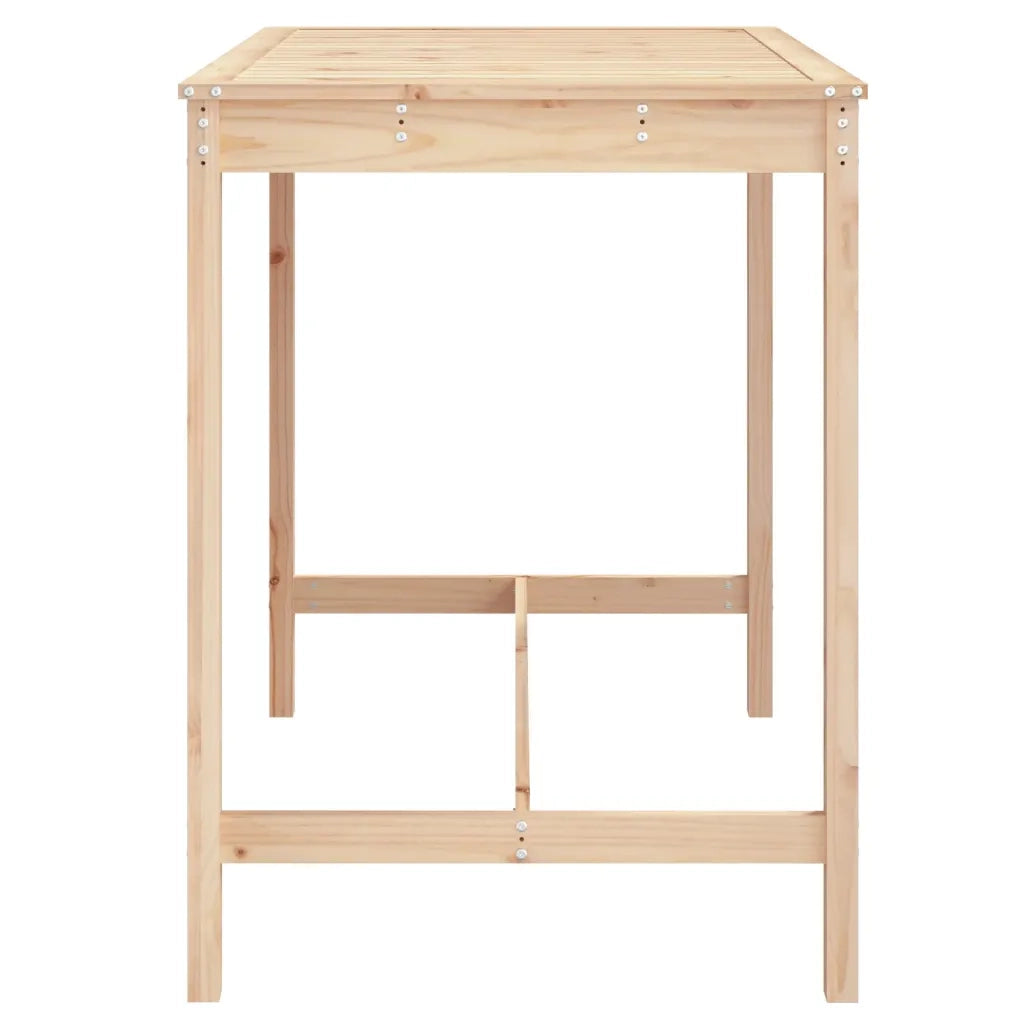 Tavolo da Giardino 121x82,5x110 cm in Legno Massello di Pino 824088