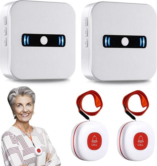 Pannello di Allarme Portatile per Operatori di Assistenza / Sistema di Allarme di Emergenza / Interruttore di Chiamata di Emergenza / Assistenza Personale di Emergenza