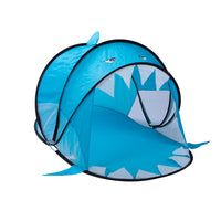 Tenda da Gioco per Bambini 183x96x86 cm con Apertura Pop-Up Squalo Blu