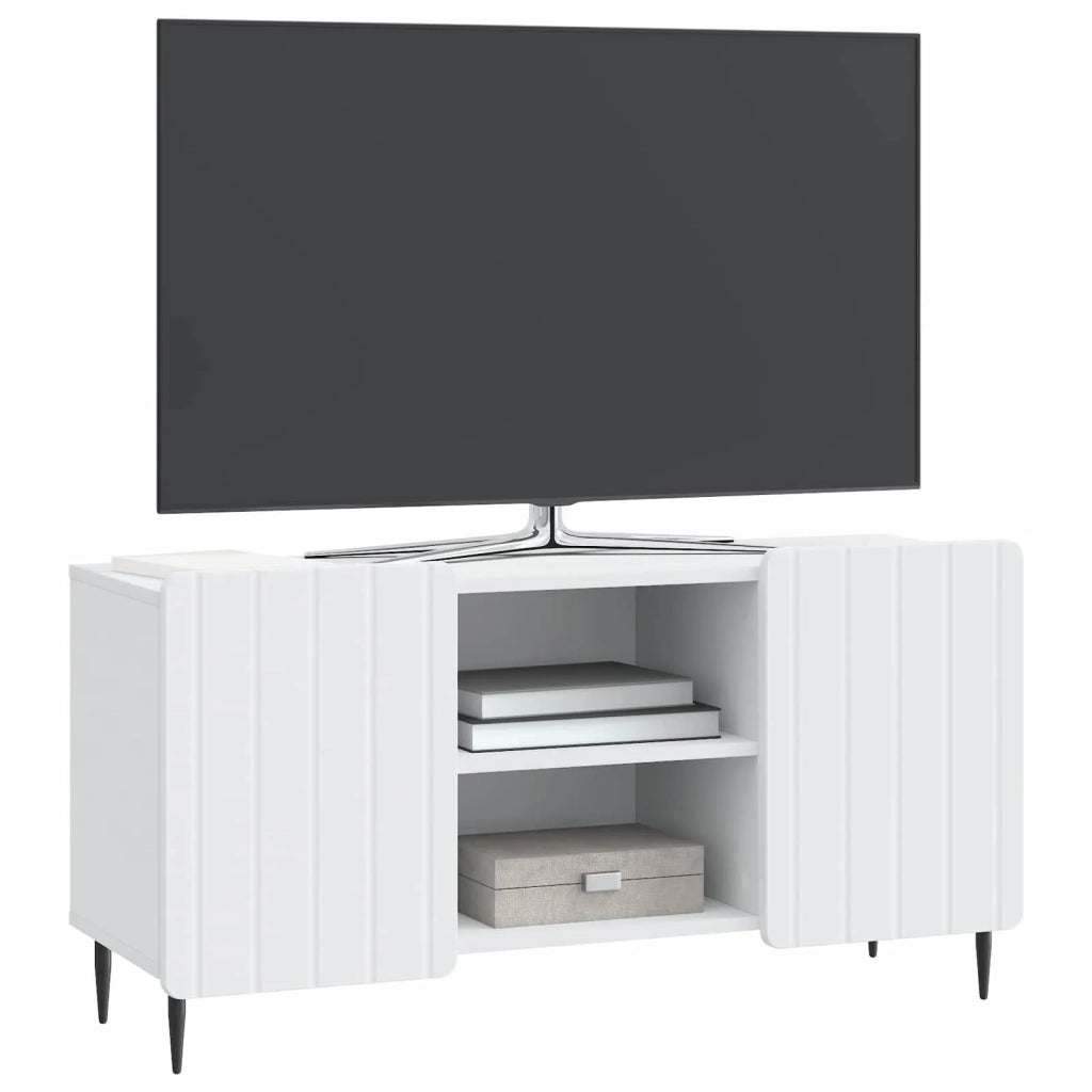 Mobile TV-Credenza per TV Bianco 102 x 34,5 x 52 cm Legno ingegnerizzato