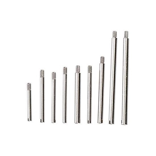 Kit di attrezzi per orologeria professionale - 50 pezzi in 10 misure - Resistenti alla ruggine - Inclusa scatola di conservazione - Viti orologiere