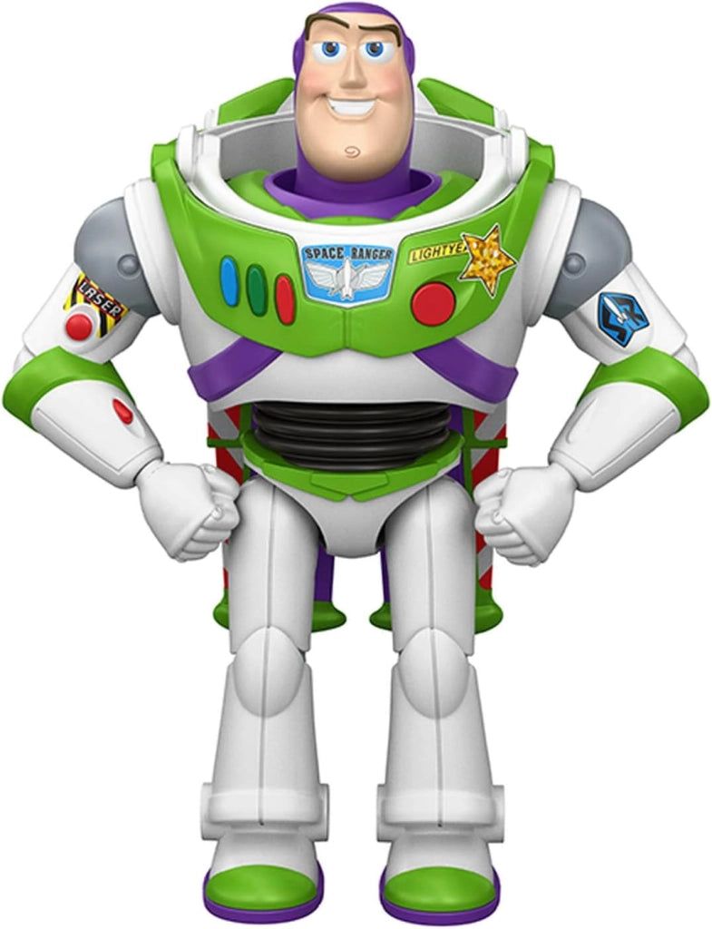 Disney Pixar Toy Story 5 - Buzz Lightyear Pronto per Il Lancio, Action Figure da 25cm con 12 articolazioni mobili, Funzi