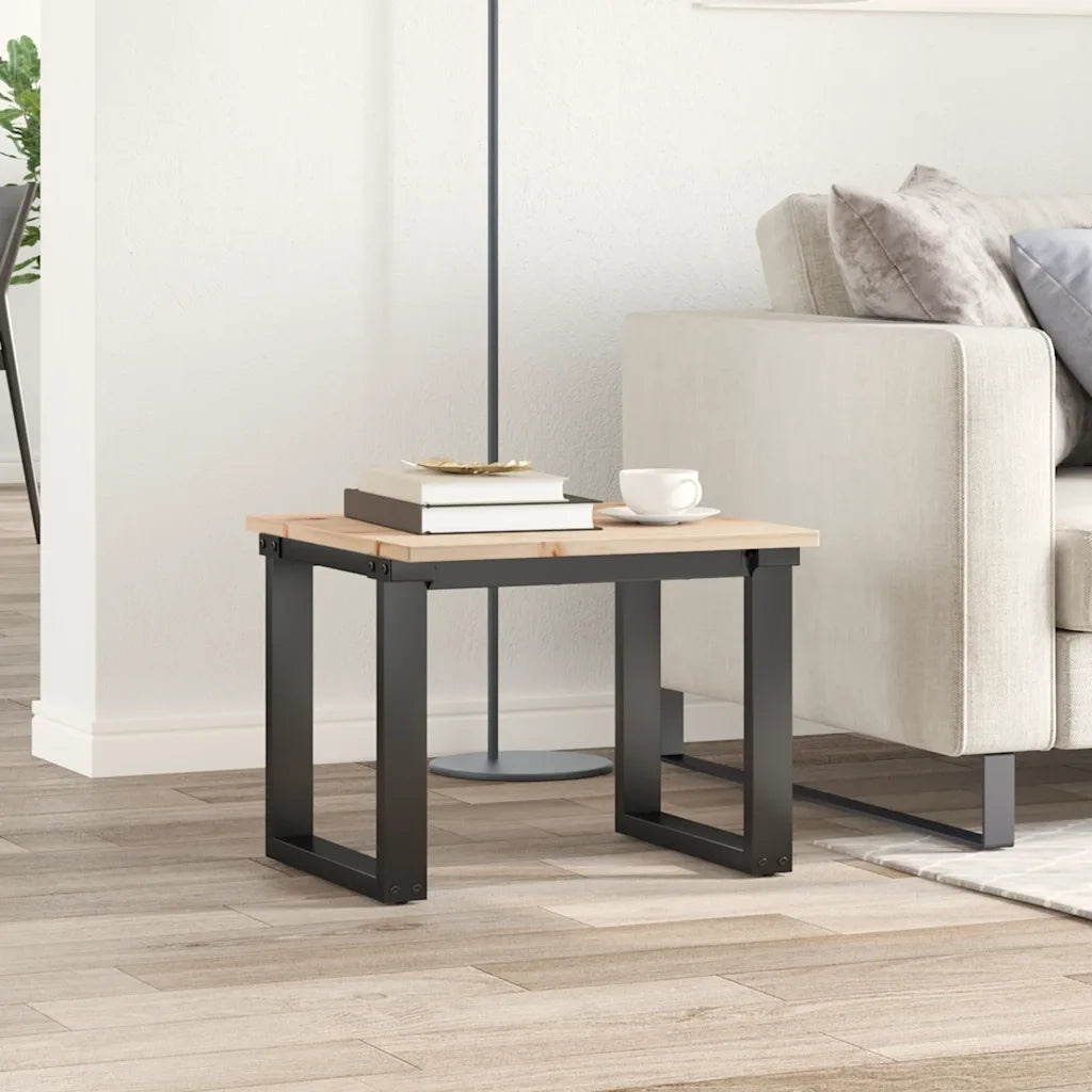 vidaXL Piano Tavolo 50x50x1,7 cm Quadrato in Legno Massello di Pino