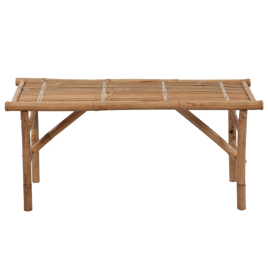 Panca da Giardino Pieghevole con Cuscino 118 cm in BambÃ¹cod mxl 72512