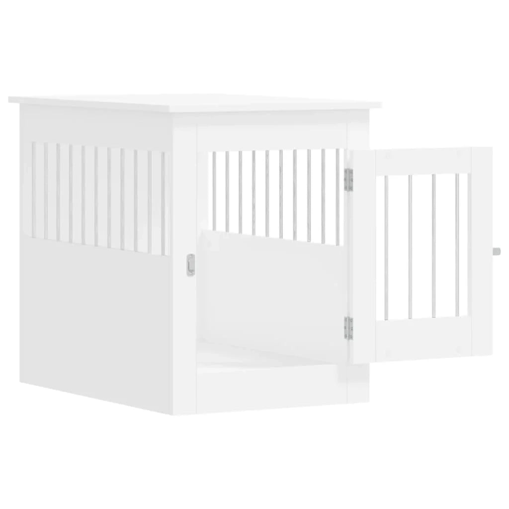 Mobile per trasportino per cani 55 x 80 x 68 cm in legno ingegnerizzato bianco 02_0043361