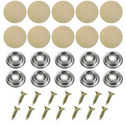 Trade Shop - Kit 20pz Viti Per Riparazione Tetto Tettuccio Scollato Staccato Auto Color Beige -