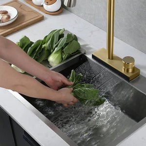 Rubinetto Da Cucina Rea Conor Brush Gold