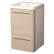 Mobile Lavatoio 50,5x50,5x87 cm 2 Cassetti Montegrappa Novella Dipiù Tortora