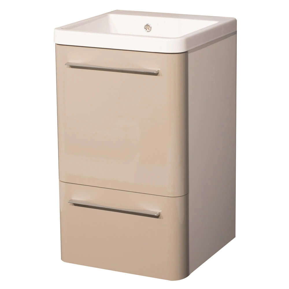 Mobile Lavatoio 50,5x50,5x87 cm 2 Cassetti Montegrappa Novella Dipiù Tortora