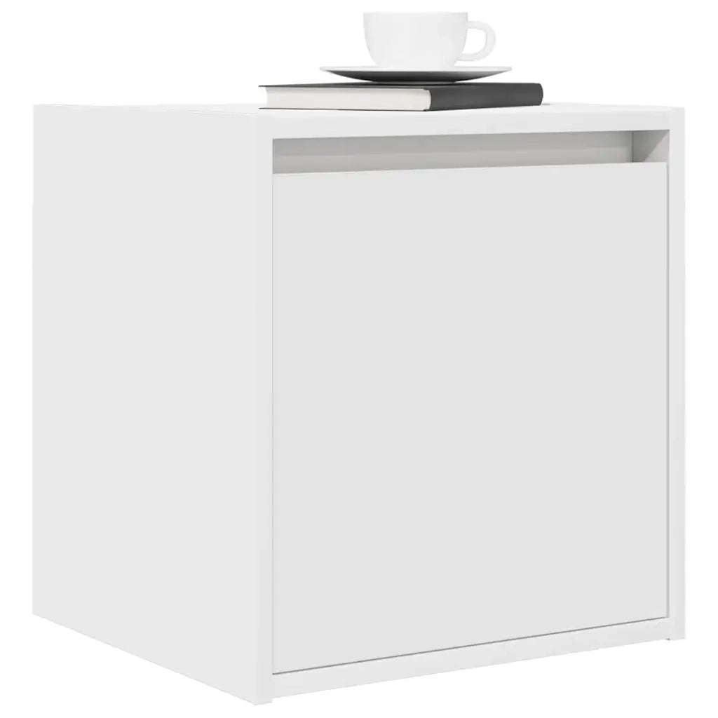 Comodino a Muro Bianco 38x34x40 cm 861229