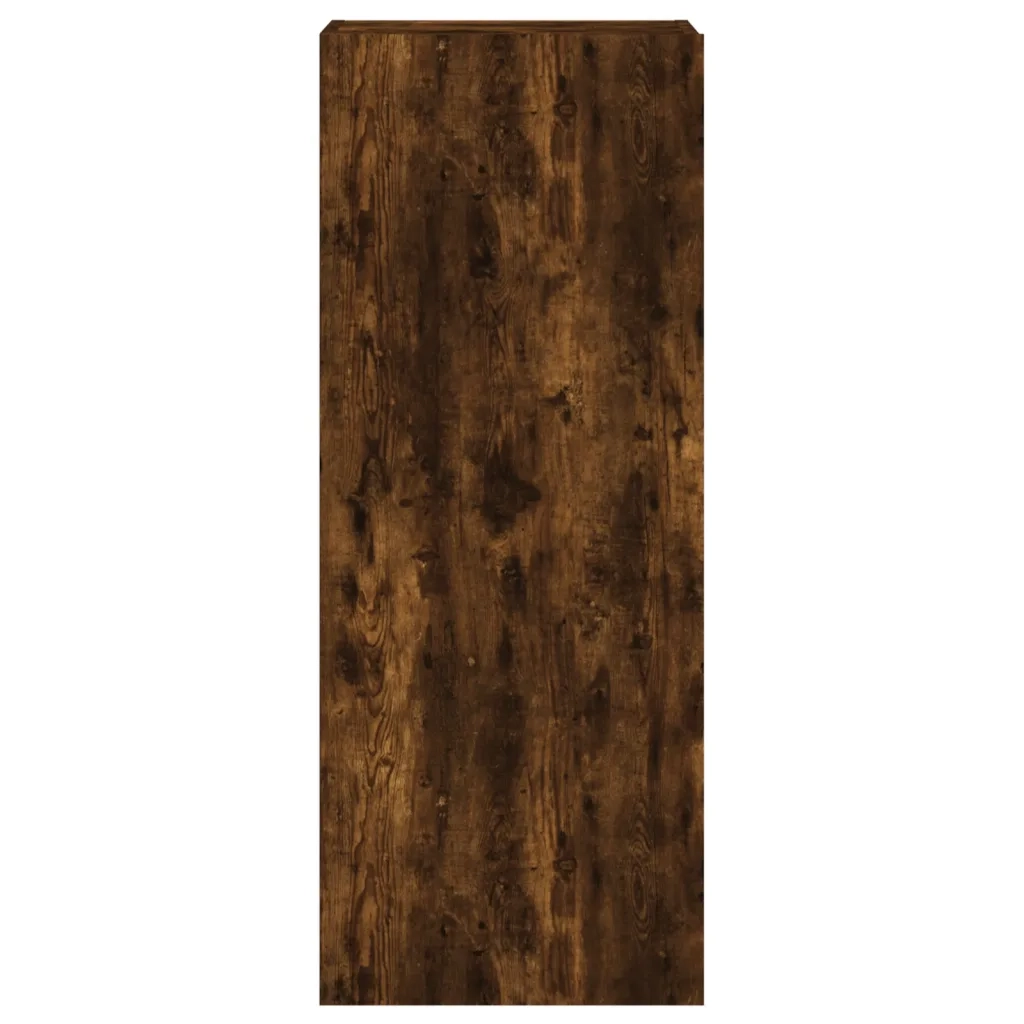 Mobile TV a Parete-Mobile TV a Muro Rovere Fumo 40,5x30x102 cm Legno Multistrato