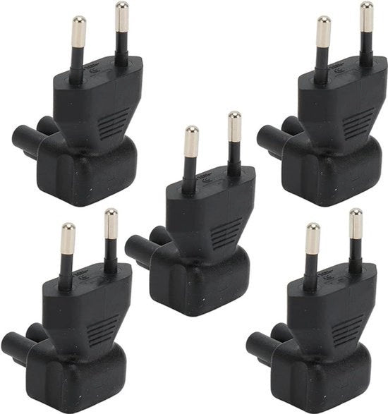 Cavo di alimentazione per computer con adapter di connessione per stuzzo EU a connettore IEC320 C5.