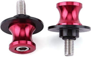 Bracci oscillanti da 2 pezzi 6-8-10 mm per sospensione posteriore di motocicletta in alluminio CNC a bobine rossa.